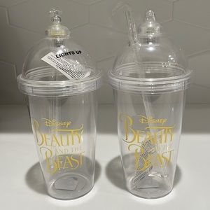 Brand new Disney Beauty and the Beast cups